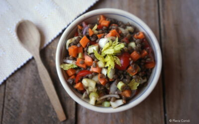 La ricetta delle lenticchie in insalata fredde, ottime in ogni stagione!