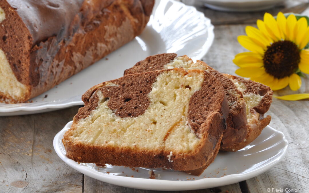 Plumcake marmorizzato: la ricetta del plumcake bicolore!